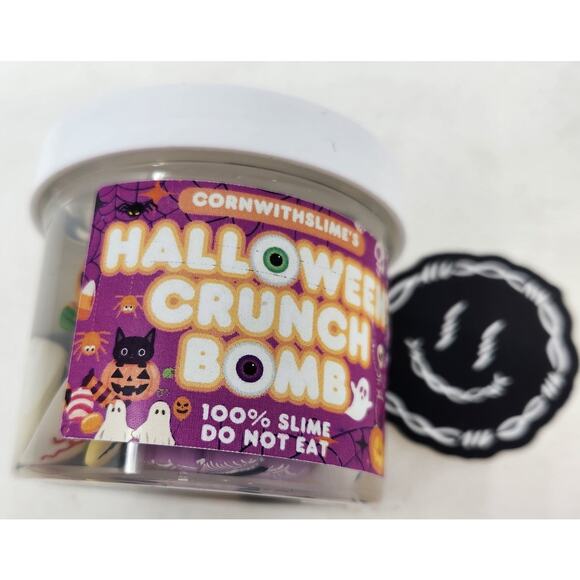 Cornwithslime New Cute Halloween Crunch Bomb Slime Unscented OG Slime Sticker - Picture 5 of 7